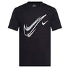 NIKE SWOOSH LOGO TEE BLACK