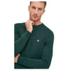 LYLE & SCOTT Men's Merino Crew Jumper Green Wool Knit Sweater Pullover