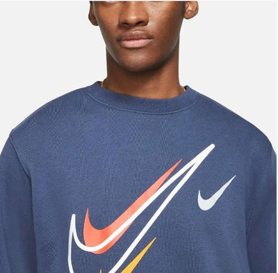 NIKE MULTI SWOOSH CREW SUIT NAVY
