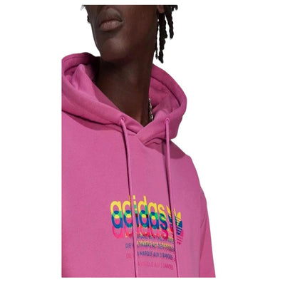 ADIDAS Hyperreal OH Hoodie Lilac Purple - Trendy Casual Streetwear Pullover