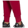 Adidas Men's Burgundy Track Pant Athletic Fit, Lightweight Sportswear