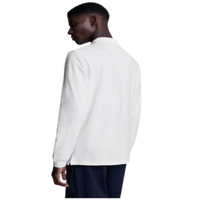 Lyle & Scott Men's long sleeve classic polo White