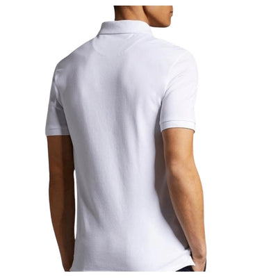 Lyle & Scott men's plain polo white t-shirt crew neck