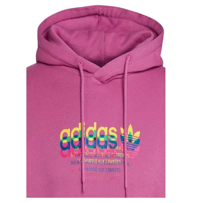 ADIDAS Hyperreal OH Hoodie Lilac Purple - Trendy Casual Streetwear Pullover