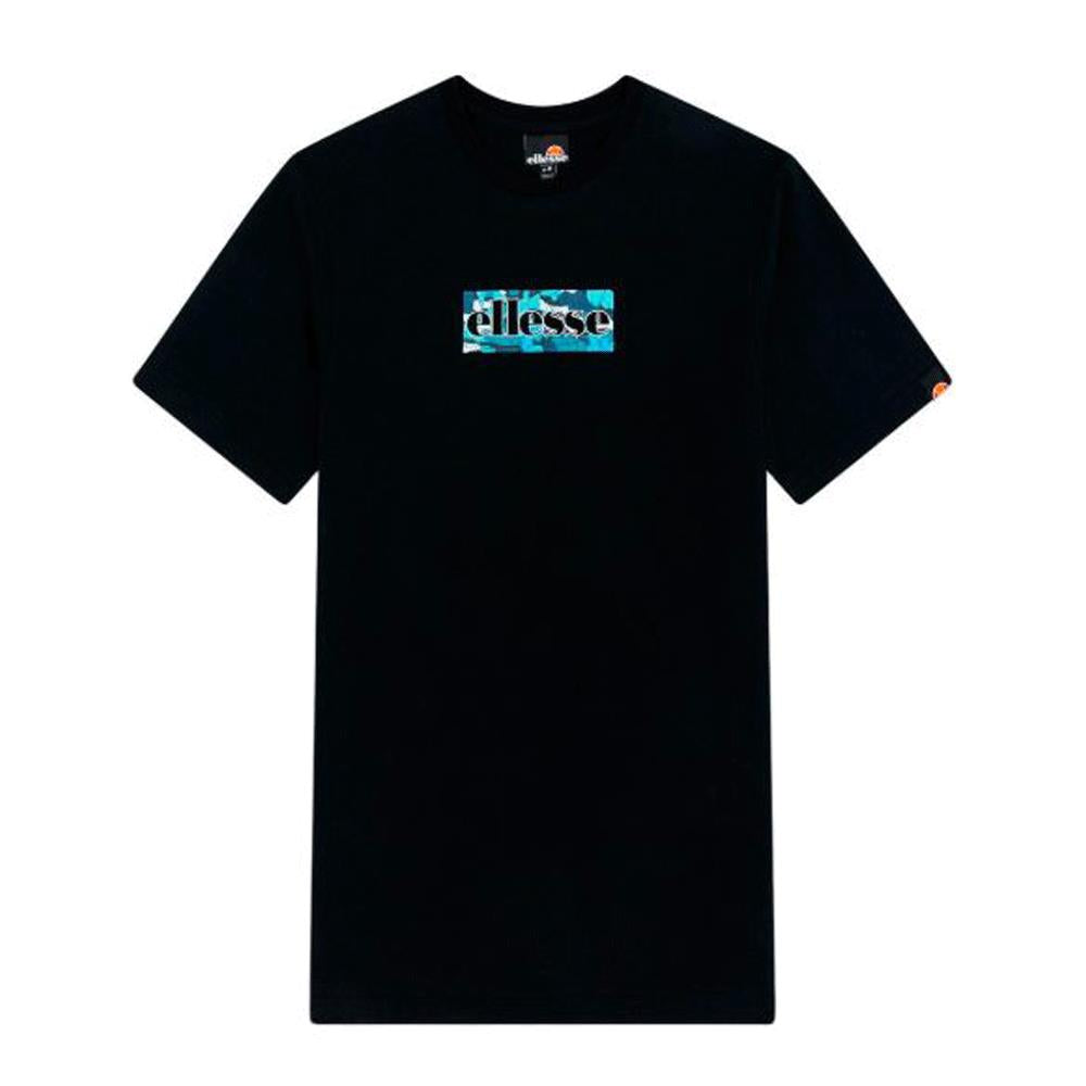 ELLESSE Subbio Tee Black Men's Casual T-Shirt Short Sleeve Cotton Logo Top
