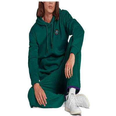 ADIDAS Wander Hour Hoodie Dark Green - Men's Casual Outdoor Comfort Fit