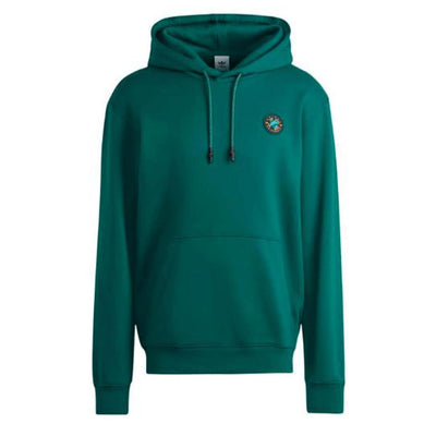 ADIDAS Wander Hour Hoodie Dark Green - Men's Casual Outdoor Comfort Fit