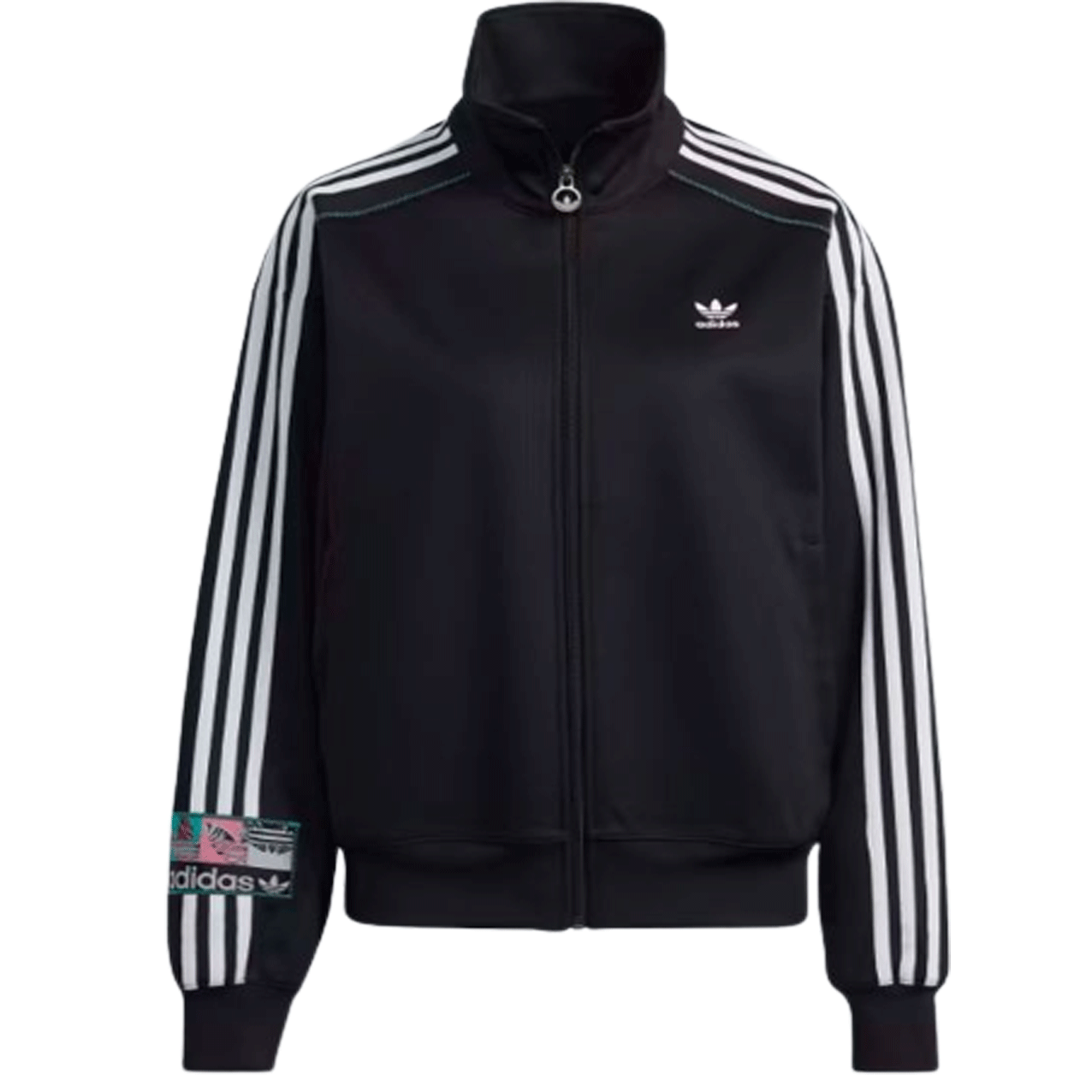 Adidas ZIP TRACK TOP BLACK/WHITE