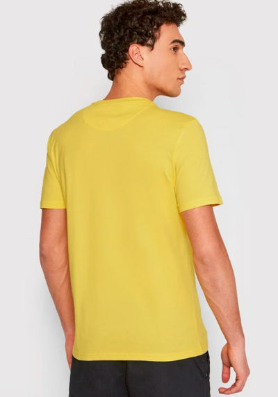 LYLE & SCOTT  CREW TEE BUTTER YELLOW