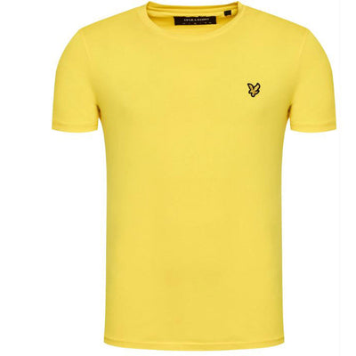 LYLE & SCOTT  CREW TEE BUTTER YELLOW