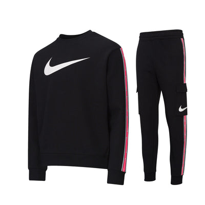 NIKE REPEAT CREW SUIT BLACK/PINK