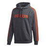 ADIDAS 3S PO FLEECE HOODIE GREY/ORANGE