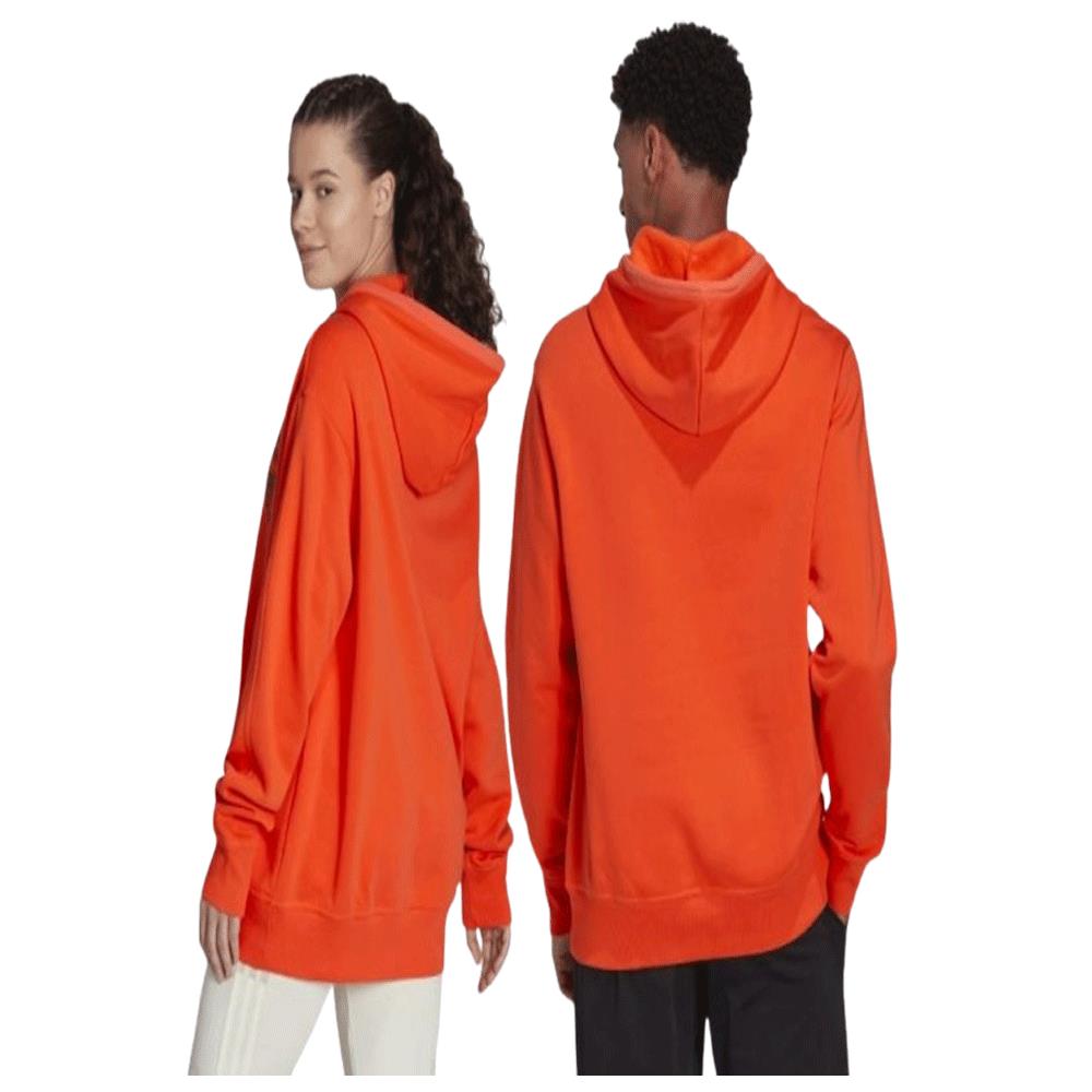 ADIDAS Men's Hoodie Orange Comfortable Casual Sportswear Sweatshirt