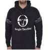 Sergio Tacchini Men's Dealtry Hoody Black/White  Jacket