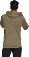 ADIDAS 3 STRIPE FLEECE OH HOODIE GREEN