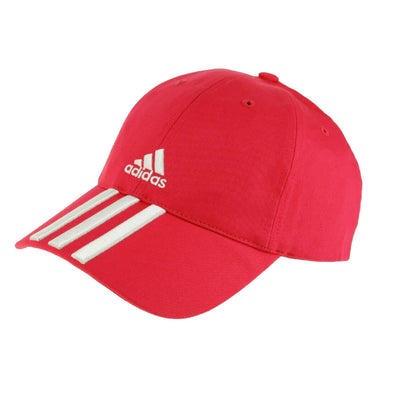 Adidas Cap Kids 3 Stripes Cap Essential Sports Hat Baseball Caps Size M Pink