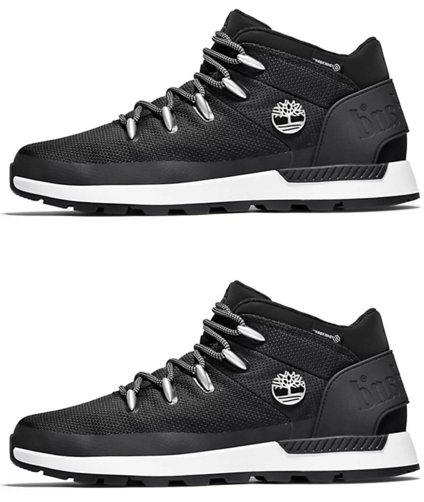 Timberland Mens Boots Sprint Trekker Waterproof Mesh Boots Black Boots