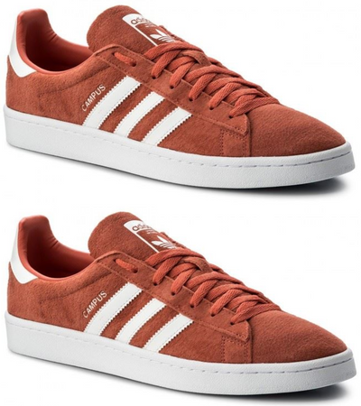 Adidas Campus Trainers Unisex Classic Peach Sneakers Low Top Trainers MRGOUTLETS