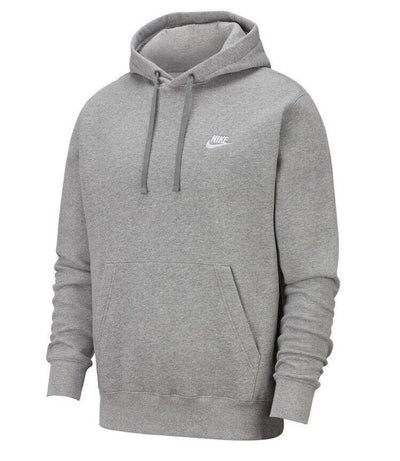 Nike Mens Hoodie Grey Gym Running Hoodie Pullover Long Sleeve Hoodie