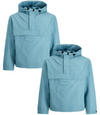 Jack Jones Mens Jacket Anorak Pullover Jacket Teal Casual Drawcord Jacket - MRGOUTLETS