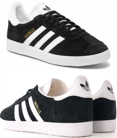 Adidas Gazelle Originals Trainers Black Gazelle Sneakers Mens Trainers - MRGOUTLETS