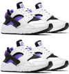 Nike Air Huarache Trainers Hyper Trainers Lace Up White Sneakers