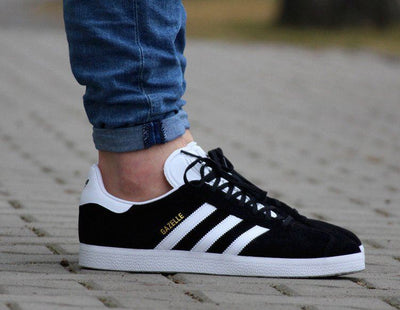 Adidas Gazelle Originals Trainers Black Gazelle Sneakers Mens Trainers - MRGOUTLETS