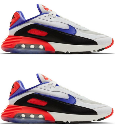 Nike Air Max Trainers Unisex 2090 Evolution Sneakers White Lace Up Trainers