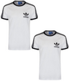 Adidas Originals T-Shirt Mens Short Sleeve Tee White Gym T Shirt - MRGOUTLETS