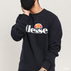 Ellesse Sweatshirt Gym Jumper Crew Neck Sports Pullover Navy