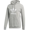Adidas Mens Hoodie Sports Graphic Pullover Trefoil Hoodie Sweatshirt - MRGOUTLETS