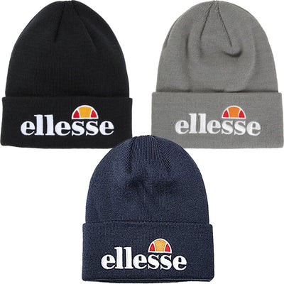 Ellesse Mens Womens Sports Beanie Hat Knit Running Beanies Casual Headwear