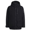 Adidas Mens Jacket Coat Polyester Black Winter Jacket Long Sleeve Hooded Coat - MRGOUTLETS