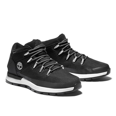 Timberland Mens Boots Sprint Trekker Waterproof Mesh Boots Black Boots