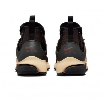 Nike Air Presto Trainers Mens Brown Lace Up Dark Brown Gym RunningTrainers