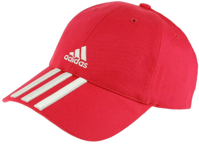 Adidas Cap Kids 3 Stripes Cap Essential Sports Hat Baseball Caps Size M Pink