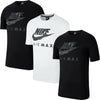 Nike Mens T Shirt Air Max NSW Jersey Cotton T-Shirt TShirt Crew Tops White - MRGOUTLETS
