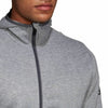 Adidas Mens Hoodie Freelift Prime Hoodie Sports Hoodie Gym Running Top Grey - MRGOUTLETS