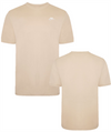 Nike T Shirt Mens Short Sleeve Tee Gym Running T Shirt Beige Sports Tee - MRGOUTLETS