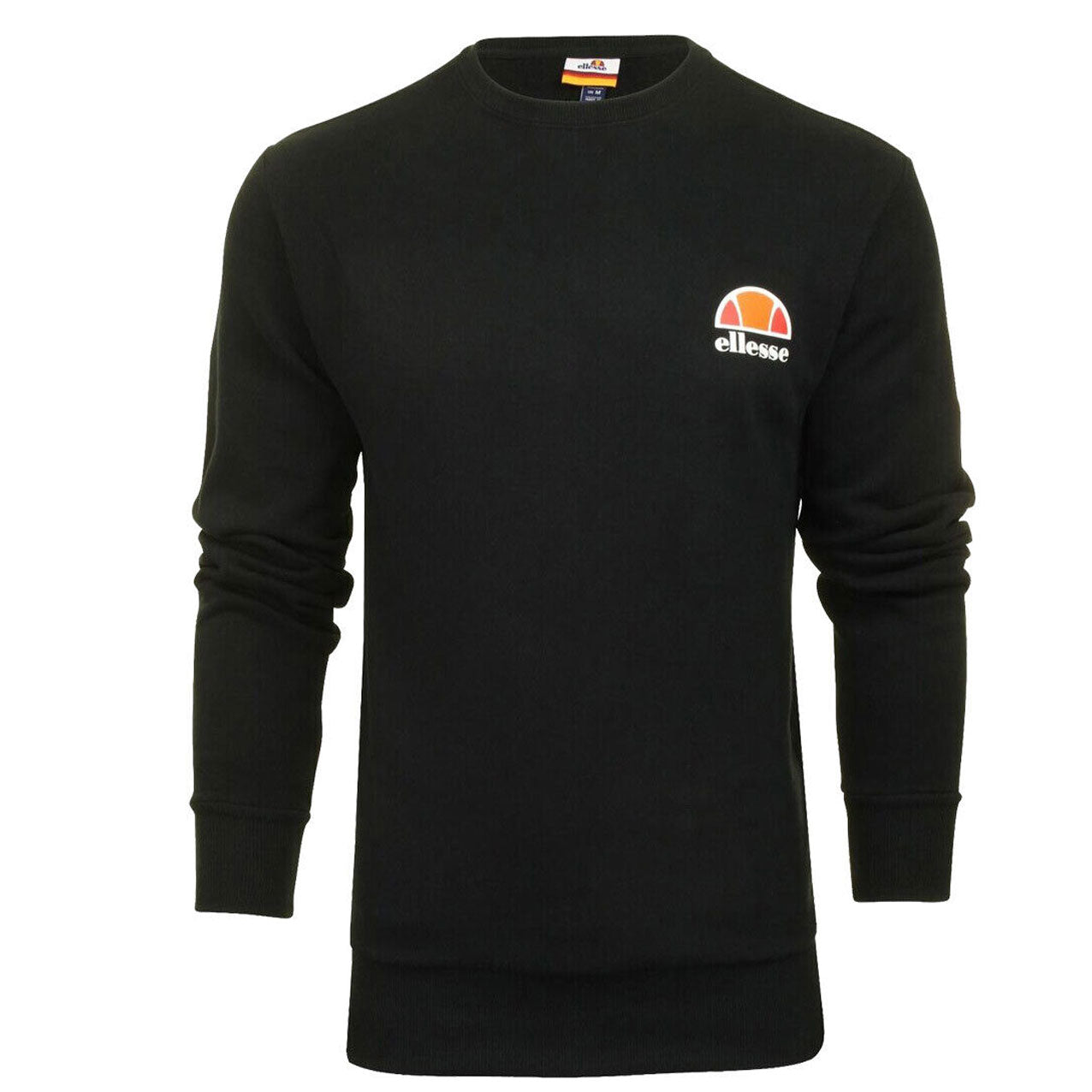 Ellesse Sweatshirt Fleece Crew Top Diveria Logo Fitness Sweat Tops Shirts - MRGOUTLETS