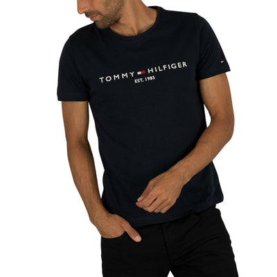 TOMMY HILFIGER CORE LOGO TEE SKY CAPTAIN