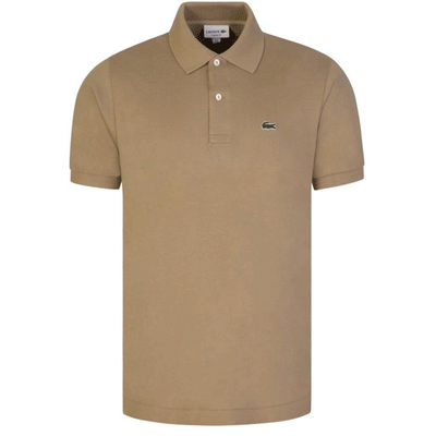 LACOSTE  CLASSIC FIT POLO TAN