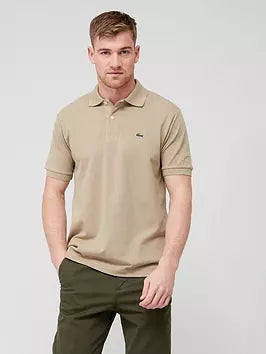 LACOSTE  CLASSIC FIT POLO TAN