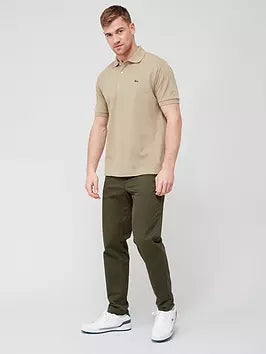 LACOSTE  CLASSIC FIT POLO TAN