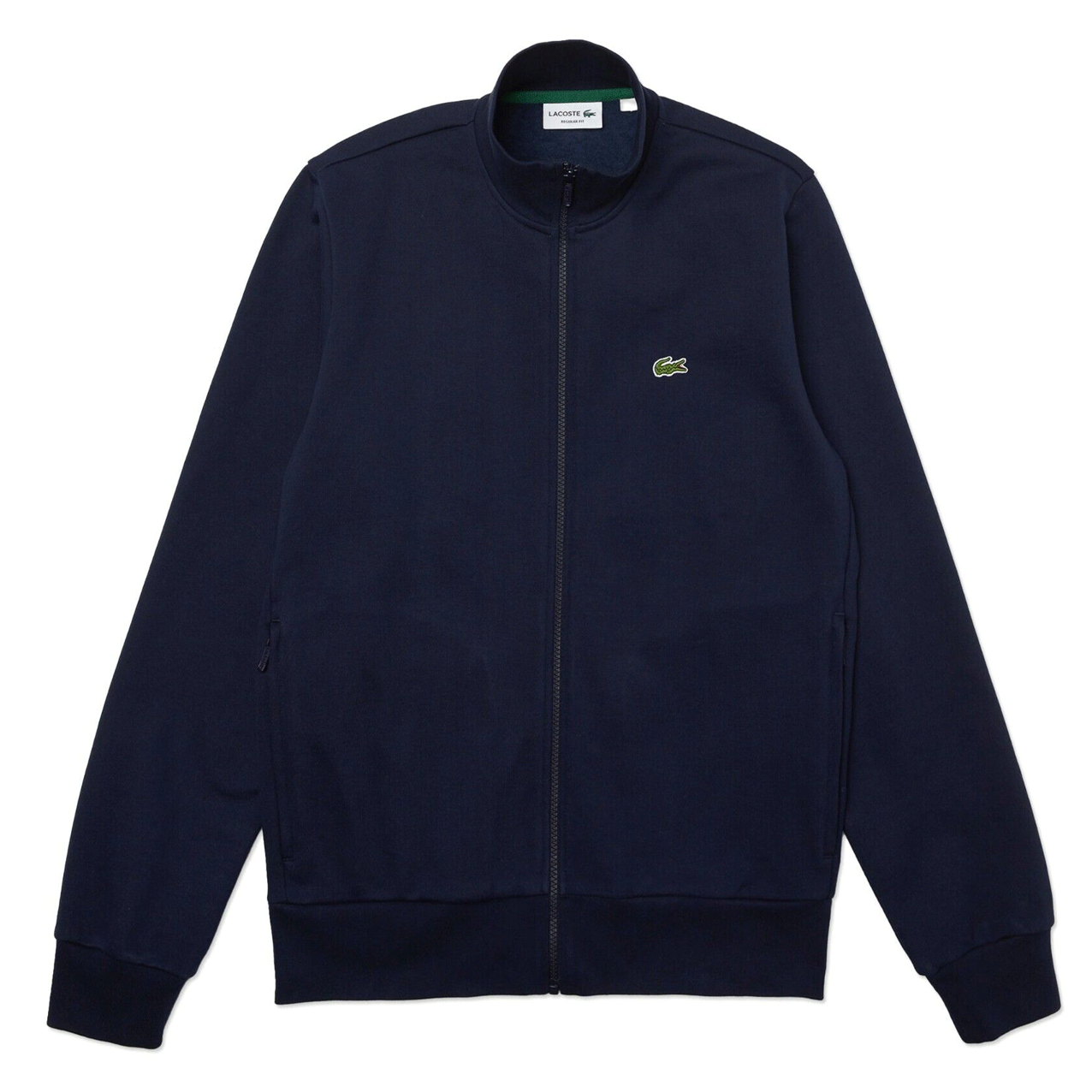 LACOSTE  FULL ZIP SWEAT NAVY