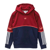 ADIDAS JUNIOR OH HOODIE BURGUNDY/NAVY