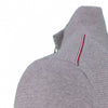 TOMMY HILFIGER WOOL 3/4 ZIP TOP GREY